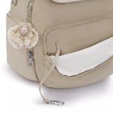 Kipling City Zip S Backpacks Sign Beige Emb