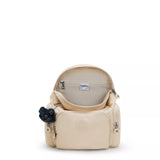 Kipling City Zip Mini Backpacks Back To Beige