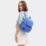 Kipling City Zip Mini Backpack Havana Blue