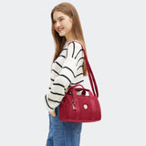 Kipling Bina M Shoulder Bags Red Red Wine