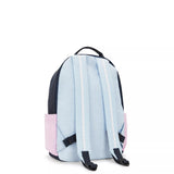 Kipling Damien M Backpack L Pink Blue Bl