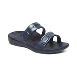 Aetrex Women Janey Sport Slide Navy