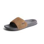 Reef Mens Sandals Reef One Slide Grey/Tan