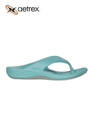 Aetrex Womens Lynco Flip Aqua