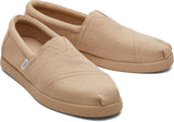 Toms Mens Alp Fwd Tan Oatmeal Recycled Cotton Canvas