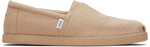 Toms Mens Alp Fwd Tan Oatmeal Recycled Cotton Canvas