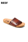 Reef Women Cushion Scallop Scout Open Toe Sandal Rust