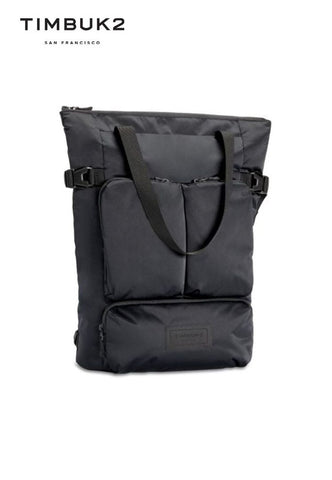 Timbuk2 Unisex Vapor Convertible Backpack Tote Bag Jet Black - 18L