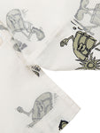The North Face Men's Valley Easy Short Sleeve Shirt Gardenia White Halfie Print