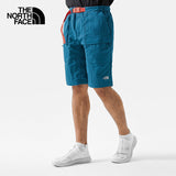 The North Face Men's Crinkle Woven Short Blue Coral