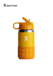 Hydro Flask Kids Wide Mouth Straw Lid & Boot Canary - 12oz