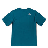 The North Face Men's Short Sleeve Climbing Graphic T-Shirt Blue Coral