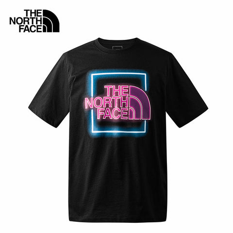 The North Face Men's Short Sleeve Neon Graphic T-Shirt TNF Black