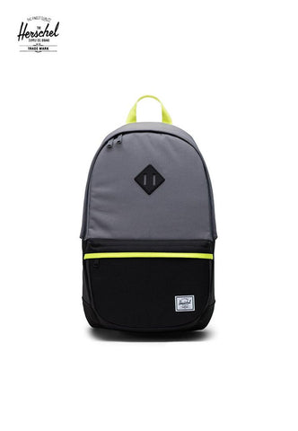 Herschel Unisex Heritage Pro Backpack Grey/Black/Safety Yellow  - 21.5L