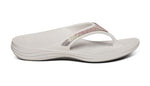 Aetrex Fiji Sparkle Women Flip White